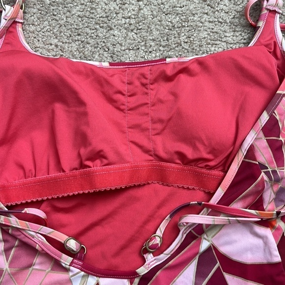 JETS Adagio Tank One Piece Rosewood Swimsuit - Picture 6 of 9